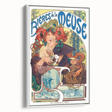 Vintage Advertising Poster: Bières de la Meuse Retro Wall Art