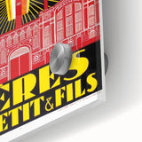 Vintage Advertising Poster: Bières V. Petit & Fils Retro Wall Art