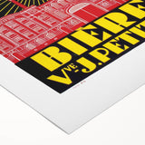 Vintage Advertising Poster: Bières V. Petit & Fils Retro Wall Art