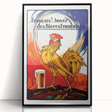 Vintage Advertising Poster: Français Buvez des Bières Françaises