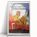 Vintage Advertising Poster: Français Buvez des Bières Françaises