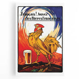 Vintage Advertising Poster: Français Buvez des Bières Françaises
