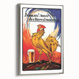 Vintage Advertising Poster: Français Buvez des Bières Françaises