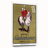 Vintage Advertising Poster: Bières Laubenheimer Retro Wall Art
