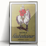 Vintage Advertising Poster: Bières Laubenheimer Retro Wall Art
