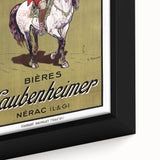 Vintage Advertising Poster: Bières Laubenheimer Retro Wall Art