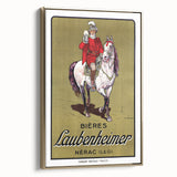 Vintage Advertising Poster: Bières Laubenheimer Retro Wall Art