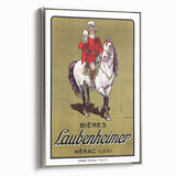Vintage Advertising Poster: Bières Laubenheimer Retro Wall Art