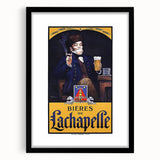 Vintage Advertising Poster: Bières de La Chapelle Retro Wall Art