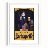 Vintage Advertising Poster: Bières de La Chapelle Retro Wall Art