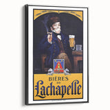 Vintage Advertising Poster: Bières de La Chapelle Retro Wall Art