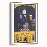 Vintage Advertising Poster: Bières de La Chapelle Retro Wall Art