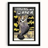 Vintage Advertising Poster: Bières de la Meuse Retro Wall Art