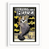 Vintage Advertising Poster: Bières de la Meuse Retro Wall Art