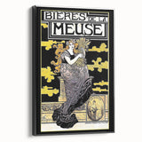 Vintage Advertising Poster: Bières de la Meuse Retro Wall Art