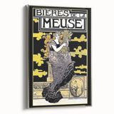 Vintage Advertising Poster: Bières de la Meuse Retro Wall Art