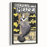 Vintage Advertising Poster: Bières de la Meuse Retro Wall Art