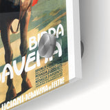 Vintage Advertising Poster: Birra Pedavena Retro Wall Art