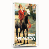 Vintage Advertising Poster: Birra Pedavena Retro Wall Art