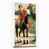 Vintage Advertising Poster: Birra Pedavena Retro Wall Art