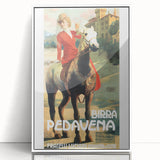 Vintage Advertising Poster: Birra Pedavena Retro Wall Art