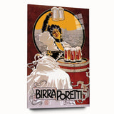 Vintage Advertising Poster: Birra Poretti Retro Wall Art
