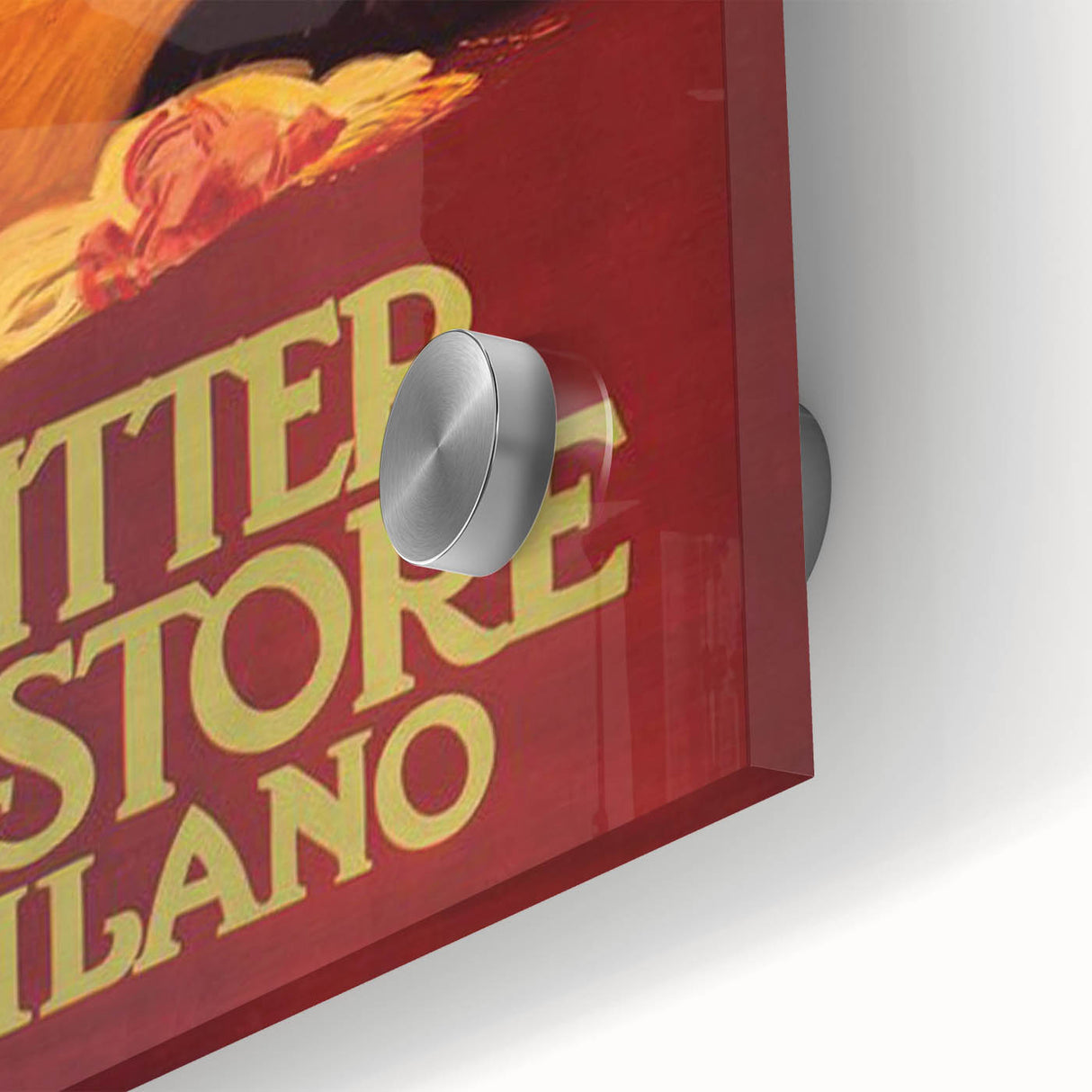 Vintage Advertising Poster: Bitter Pastore Milano Retro Wall Art