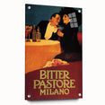 Vintage Advertising Poster: Bitter Pastore Milano Retro Wall Art