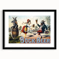 Vintage Advertising Poster: Bock Beer Retro Wall Art