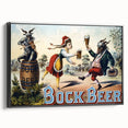 Vintage Advertising Poster: Bock Beer Retro Wall Art