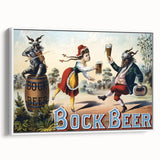 Vintage Advertising Poster: Bock Beer Retro Wall Art