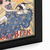 Vintage Feigenspan's Bock Beer Poster | Retro Wall Art | Antique Advertising
