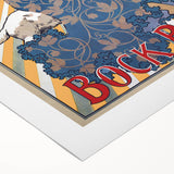 Vintage Feigenspan's Bock Beer Poster | Retro Wall Art | Antique Advertising