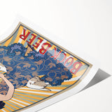 Vintage Feigenspan's Bock Beer Poster | Retro Wall Art | Antique Advertising