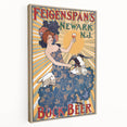Vintage Feigenspan's Bock Beer Poster | Retro Wall Art | Antique Advertising