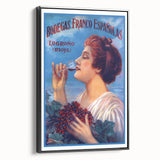 Vintage Bodegas Franco Españolas Rioja Wine Poster | Retro Wall Art