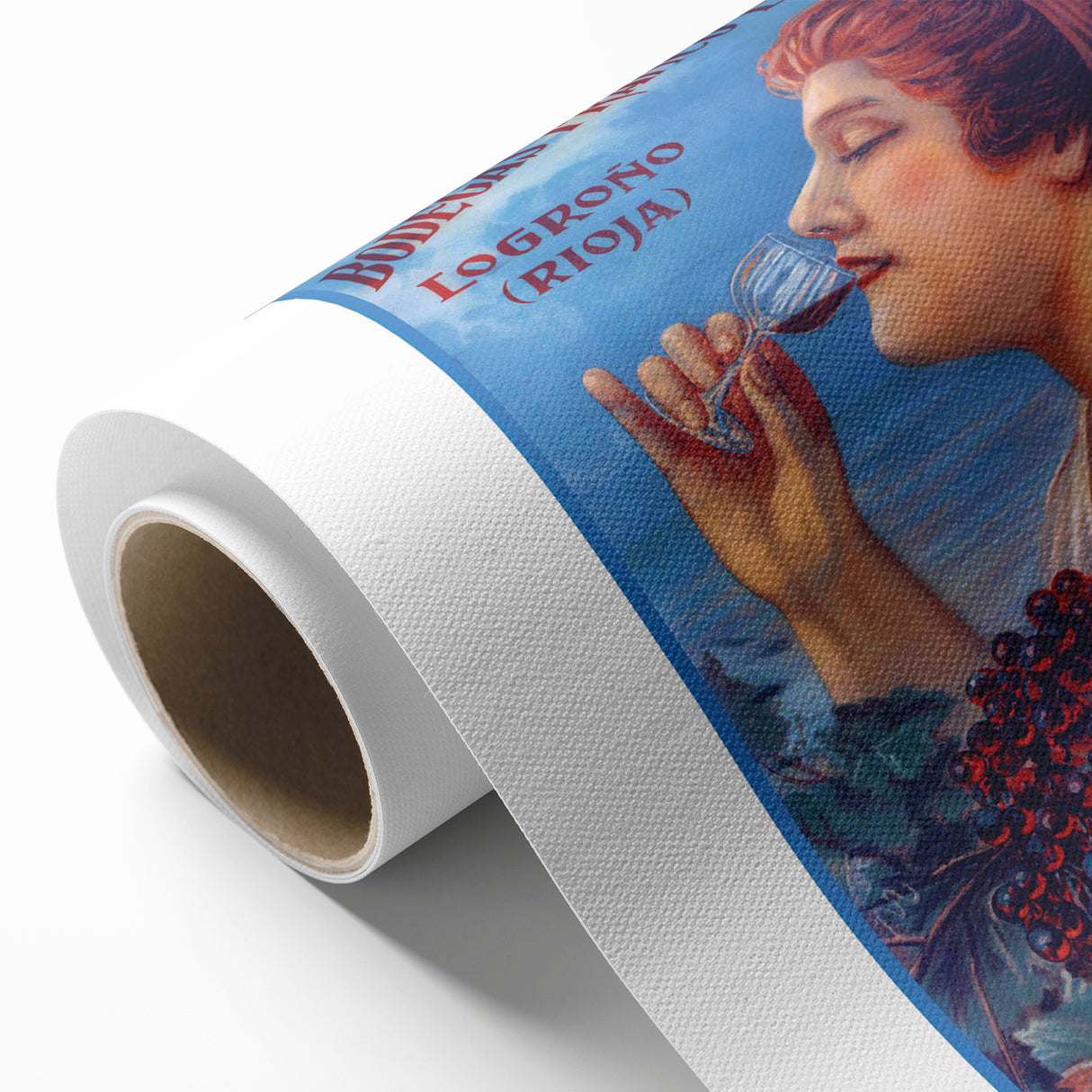 Vintage Bodegas Franco Españolas Rioja Wine Poster | Retro Wall Art