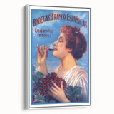 Vintage Bodegas Franco Españolas Rioja Wine Poster | Retro Wall Art