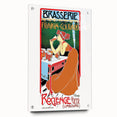 Vintage Brasserie Fraikin-Courard Poster - Classic Retro Advertising Art