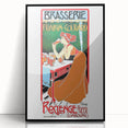 Vintage Brasserie Fraikin-Courard Poster - Classic Retro Advertising Art
