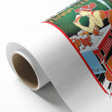 Vintage Brasserie Fraikin-Courard Poster - Classic Retro Advertising Art