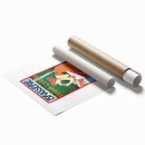 Vintage Brasserie Fraikin-Courard Poster - Classic Retro Advertising Art