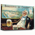 Vintage Brasserie de Charmes Poster - Classic Retro Advertising Art