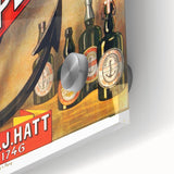 Vintage Brasserie de l’Espérance Poster - Retro Beer Advertising Art