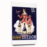 Vintage Brédon Cognac Poster - Classic French Advertising Art
