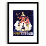 Vintage Brédon Cognac Poster - Classic French Advertising Art
