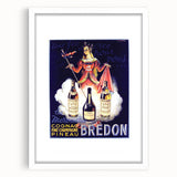 Vintage Brédon Cognac Poster - Classic French Advertising Art