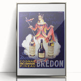 Vintage Brédon Cognac Poster - Classic French Advertising Art