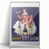 Vintage Brédon Cognac Poster - Classic French Advertising Art