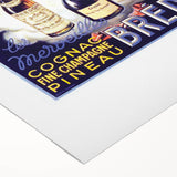 Vintage Brédon Cognac Poster - Classic French Advertising Art